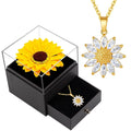 European and American Cross-Border Popular Sunflower Jewelry Box
